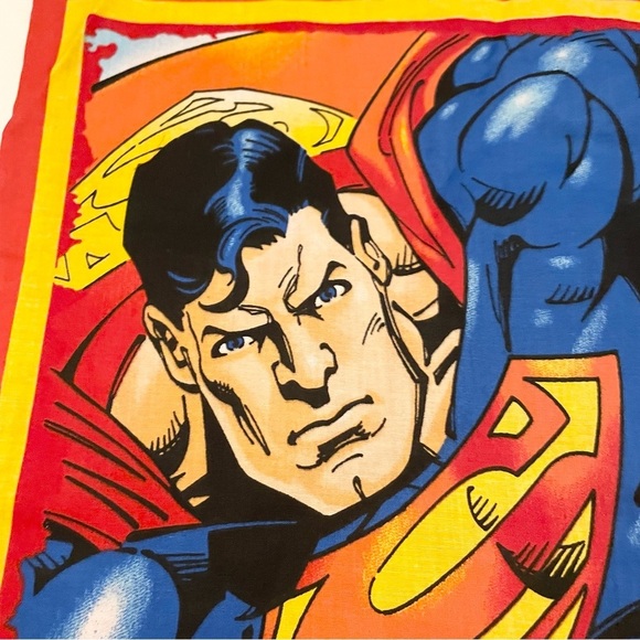 Superman Comic Pillowcase Homemade 16.5” x 16” Pillow Case - Picture 2 of 16